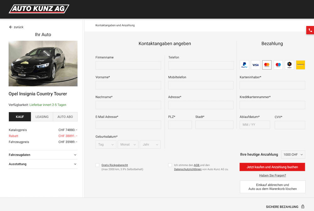 Online Shop - Websamurai AG die innovative Webagentur in Aarau und Zürich 3